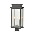 ELK Lighting Braddock 19 Inch Tall 2 Light Outdoor Post Lamp - 45444/2