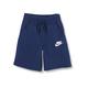 Nike Jungen Sportswear Club Fleece Shorts, Midnight Navy/Midnight Navy/White, L