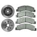 1999-2002 Ford F250 Super Duty Front Brake Pad and Rotor Kit - DIY Solutions