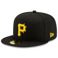 Men's New Era Black Pittsburgh Pirates Alternate 2 Authentic Collection On-Field 59FIFTY Fitted Hat