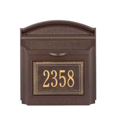 Bunker Hill Hanging Mailbox - Bronze/Gold - Grandin Road