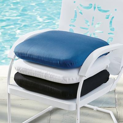 Retro Outdoor Cushions - Glider Chair Cushion, Whi...