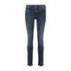 Tom Tailor Alexa Slim Jeans Damen random bleached blue denim, Gr. 28-32, Baumwolle