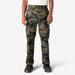 Dickies Men's Flex Regular Fit Cargo Pants - Hunter Green Camo Size 38 30 (WP595)