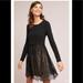 Anthropologie Dresses | Anthropologie Layered Lacework Dress Nwt $168 | Color: Black | Size: M