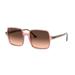 Ray-Ban SQUARE II RB1973 Sunglasses 1282A5-53 - Pink Gradient Brown Lenses