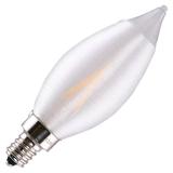 Satco 11306 - 4CA11/LED/SA/E12/27K/120V/CD S11306 Colored Decorative Light Bulb