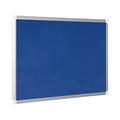 Bi-Office New Generation Blue Felt Notice Board, 90 x 60 cm, Aluminium Frame