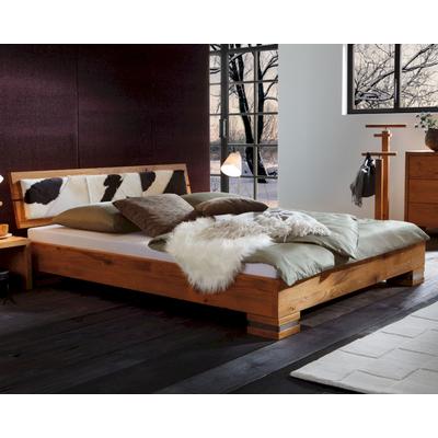 Hasena Oak-Line Wild Massivholzbett Cadro Onito/Alpa 180x200 cm coffee Image