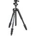 Manfrotto Element MII Aluminum Tripod with Ball Head (Black) MKELMII4BK-BH