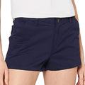 Superdry Damen Chino Hot Shorts, Blau (Atlantic Navy GKV), 36