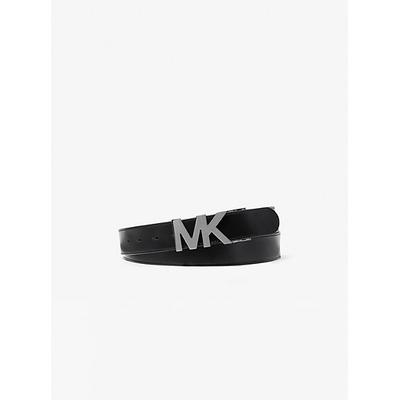 Michael Kors Reversible Logo Buckle Belt Black One...