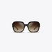 Tory Burch Oversized Square Logo Sunglasses