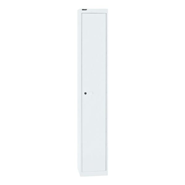 Bisley Garderobenschrank »Office« 1x 30 cm tiefes Abteil weiß, 30.5x180.2x30.5 cm