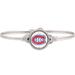 Women's Luca + Danni Montreal Canadiens Silver Bangle Bracelet