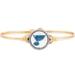 Women's Luca + Danni St. Louis Blues Brass Tone Bangle Bracelet