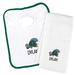 Newborn & Infant Tulane Green Wave Personalized Bib Burp Cloth Set