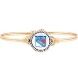 Women's Luca + Danni New York Rangers Brass Tone Bangle Bracelet