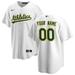 Men's Nike White Oakland Athletics Home Replica Custom Jersey