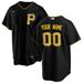 Men's Nike Black Pittsburgh Pirates Alternate Replica Custom Jersey