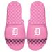 Women's ISlide Pink Detroit Tigers Primary Logo Slide Sandals