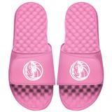 Women's ISlide Pink Dallas Mavericks Primary Logo Slide Sandals