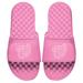 Women's ISlide Pink Washington Nationals Primary Logo Slide Sandals