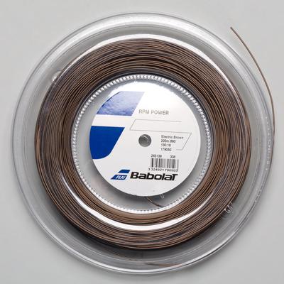 Babolat RPM Power 16 660' Reel Tennis String Reels Electric Brown