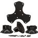 RAM MOUNTS Triple Base Adapter with Triple Suction RAM-333-224-1U