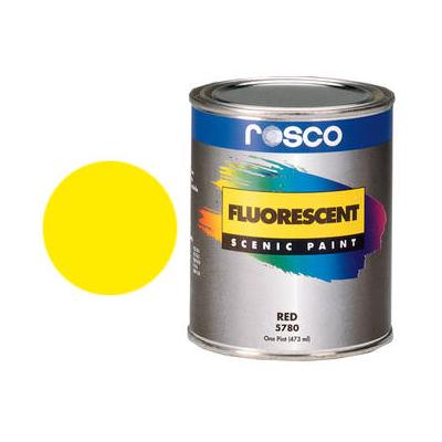 Rosco Fluorescent Paint (Yellow, Matte, 1 Quart) 150057820032