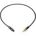 Remote Audio Unbalanced Adapter Cable TA3F to 3.5mm Locking TRS for Sennheiser Transmitt CASENSK100TL