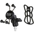 RAM MOUNTS Universal X-Grip Smartphone Clamp, 1" Ball Mount with 3/8"-16 Threaded Post RAP-B-236-A-UN7U