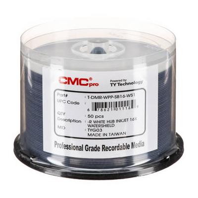 CMC Pro 4.7GB DVD-R Print Plus 16x Discs (50-Pack)...