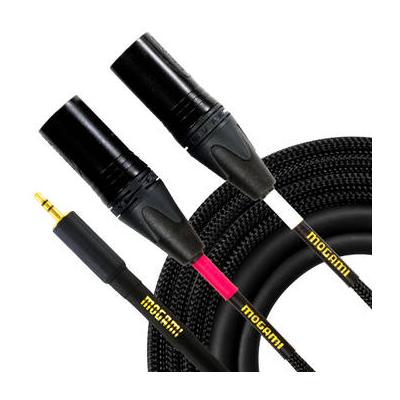 Mogami Gold 3.5mm TRS Male to Dual XLR Male Y-Cable (6') GOLD352XLRM06