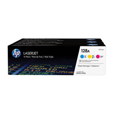 HP 128A 3-Pack Cyan/Magenta/Yellow LaserJet Toner ...