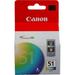 Canon CL-51 High-Capacity Color Ink Cartridge 0618B002