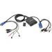 IOGEAR 2-Port USB Cable KVM Switch with Audio and Mic GCS72U
