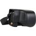 MegaGear Ever Ready Leather Camera Case for Panasonic Lumix DMC-GX85, GX80 with 12-3 MG1300