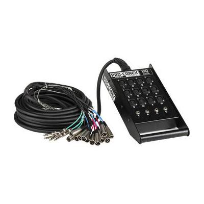 Hosa Technology SH12X450 SH Series Stage Box Snake with 12 3-Pin XLR Send and 4 TRS Return SH-12X4-50