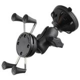 RAM MOUNTS Composite Twist Lock Suction Cup Mount with Short Double Socket Arm & Unive RAP-B-166-2-A-UN7U