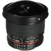 Rokinon 8mm f/3.5 HD Fisheye Lens with Removable Hood for Nikon HD8M-N