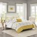 Harbor House Full/Queen 100% Cotton Sateen Printed 5Pcs Comforter Set in Yellow - Olliix HH10-1789