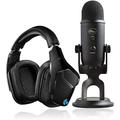 Logitech G935 Kabelloses Gaming-Kopfhörer + Blue Microphones Yeti USB-Mikrofon