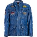 HolyFreedom Quattro Giacca in pelle moto, blu, dimensione 2XL