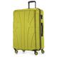 suitline großer Hartschalen-Koffer Koffer Trolley Rollkoffer XL Reisekoffer, TSA, 76 cm, ca. 96-110 Liter, 100% ABS Matt, Farn