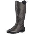 Think! Damen Keshuel_3-000011 Nachhaltige, Leicht Gefütterte Kniehohe Stiefel, 0000 Schwarz, 40 EU