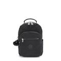 Kipling SEOUL S, Small Backpack with Laptop Protection 13 Inch, 35 cm, 14 L, 0.50 kg, Black Noir