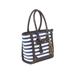 Bulldog Cases & Vaults Tote Style Purse w/Holster Navy Stripe Navy BDP-050