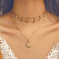 Urban Outfitters Jewelry | 2/$12 Dainty Bohemian Chic Gold Layered Necklace | Color: Gold/Yellow | Size: Os