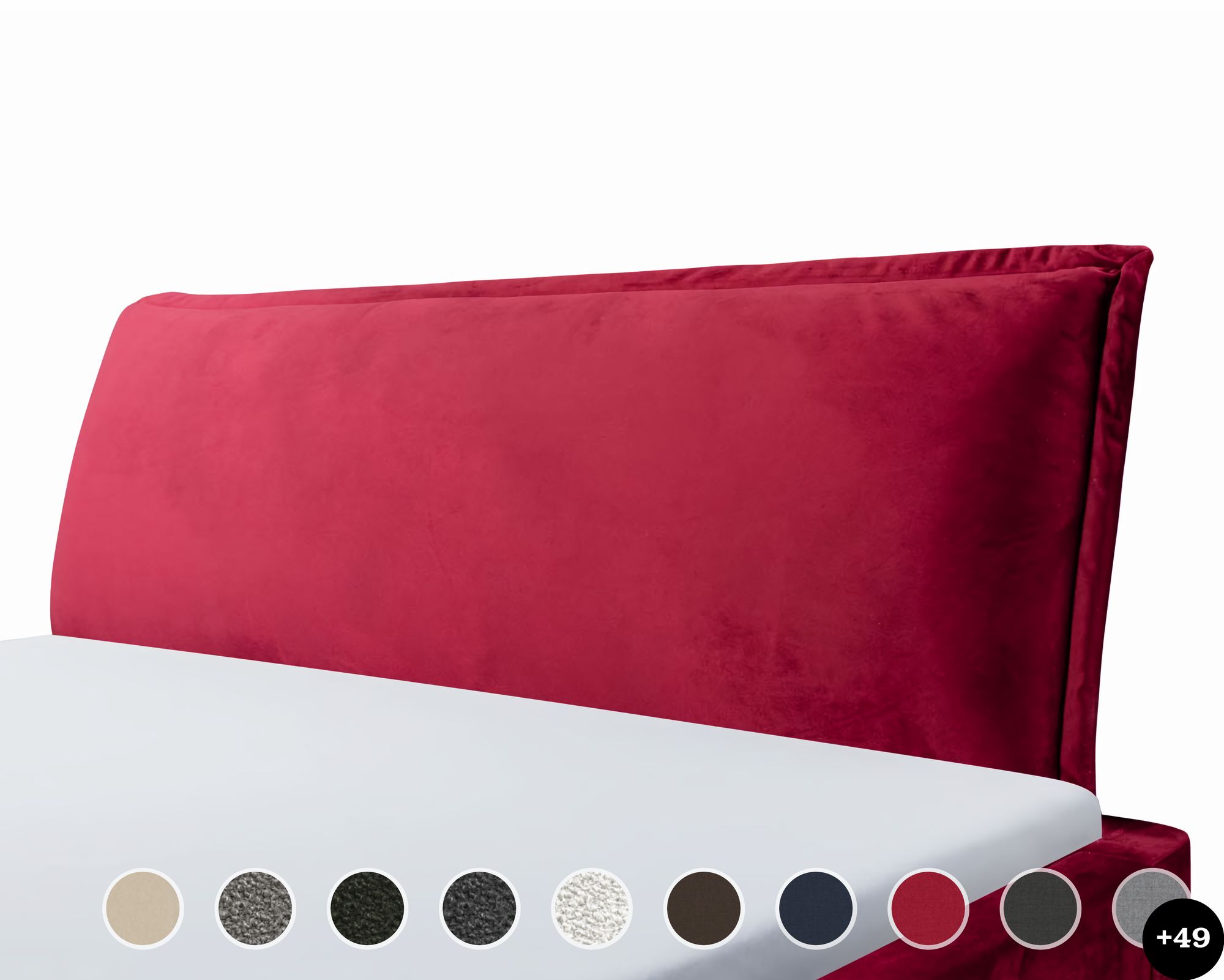 Hasena Kopfteil Cussina 160 cm / PK3 Casual 334 Carbon Image